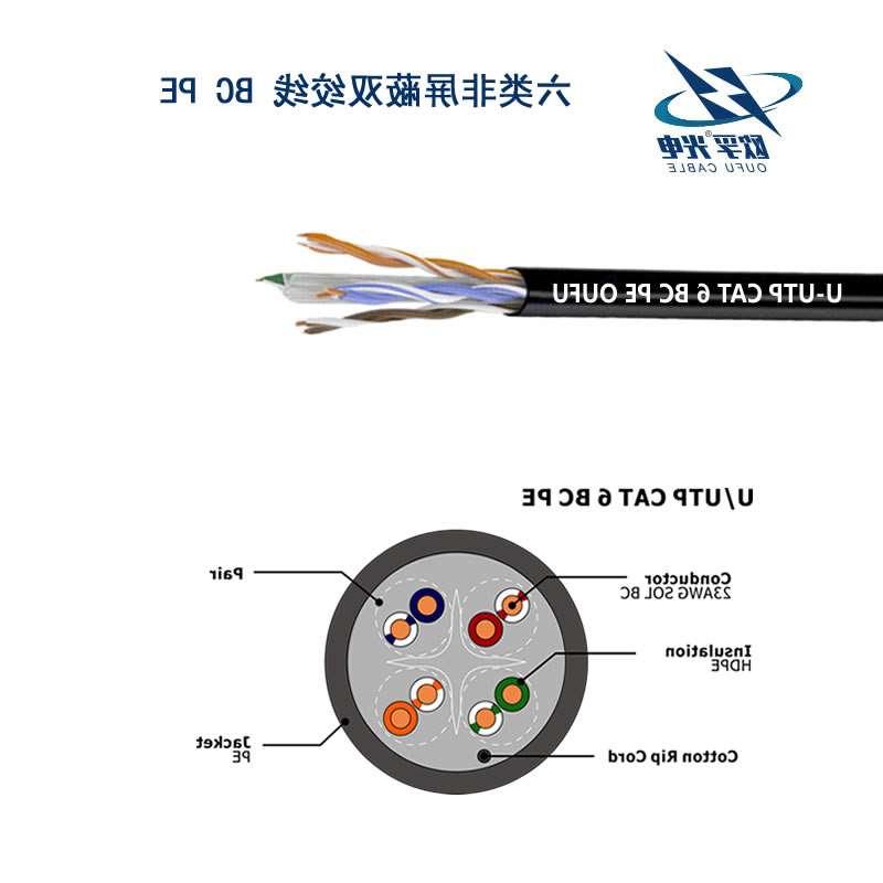 吴忠市U/UTP6类4对非屏蔽室外电缆(23AWG)